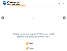 Tablet Screenshot of camtel.com